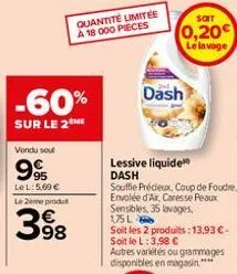 lessive liquide dash