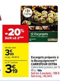 escargots Carrefour