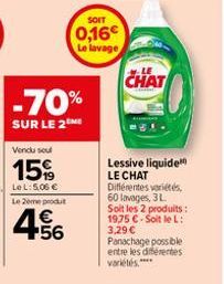 lessive liquide Le chat