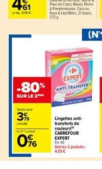 lingettes Carrefour