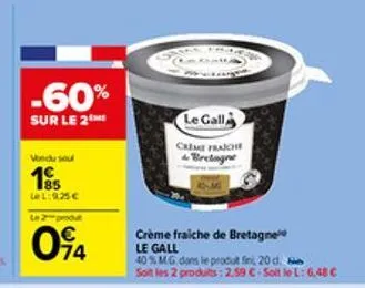 crème fraîche le gall