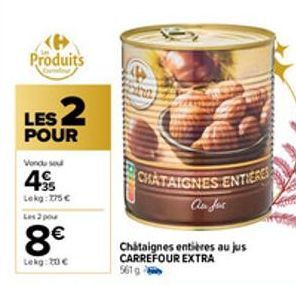 châtaignes Carrefour