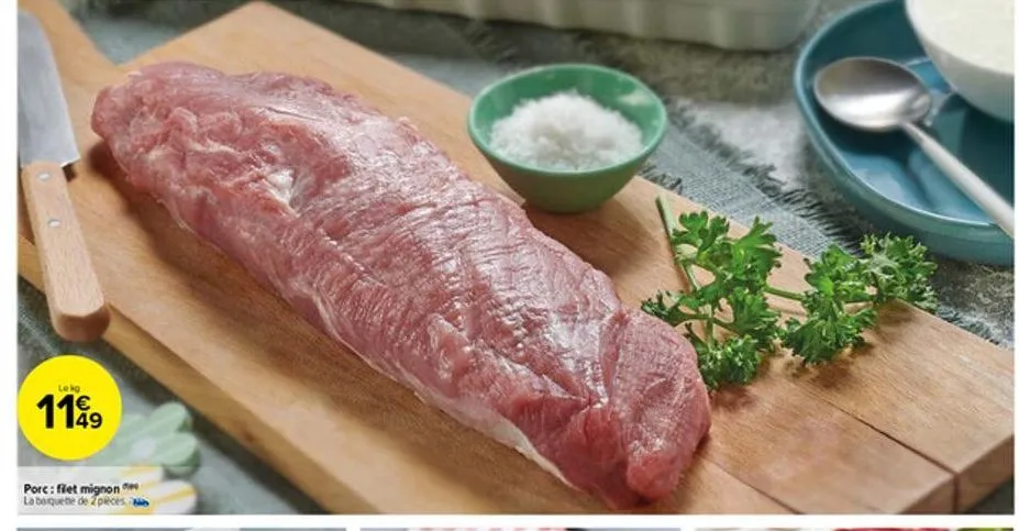 lekg  1199  porc: filet mignon la boquete de pièces 