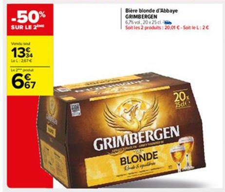 bière blonde Grimbergen