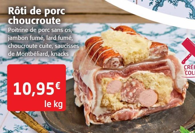 Roti de porc choucroute