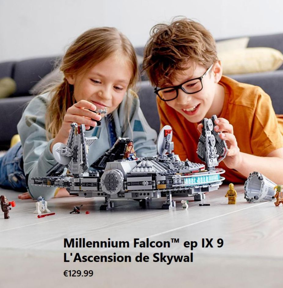 BE  M  Millennium Falcon™ ep IX 9 L'Ascension de Skywal  €129.99  