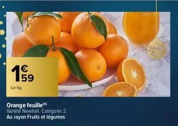 fruits et légumes orange