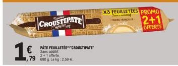 pâte feuilletée Promo