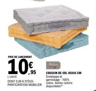 coussin de sol 