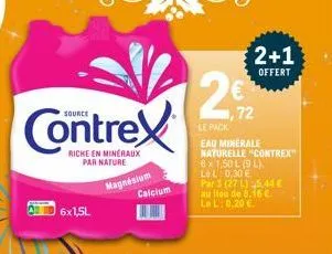 eau contrex