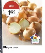 LE KG  1€29  Oignon jaune  raums: LACURC DE FRANCE 