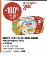 fruitier materne