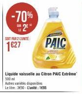 liquide vaisselle Paic