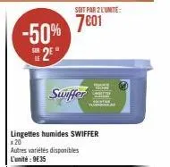 lingettes swiffer