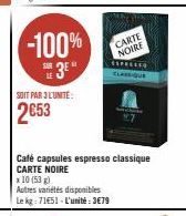 café Carte noire