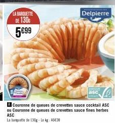 queues de crevettes Delpierre