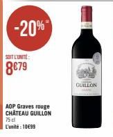 -20%  SOIT L'UNITE:  8€79  GUILLON  AME 