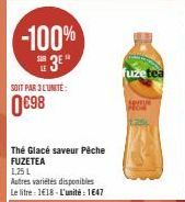 thé glacé Fuzetea