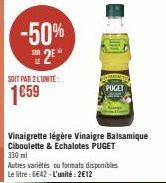 vinaigre balsamique Puget