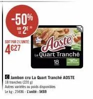 jambon aoste