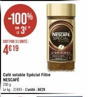 café soluble Nescafé