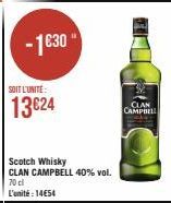 whisky Clan campbell