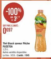 thé glacé Fuzetea