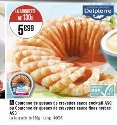 queues de crevettes Delpierre