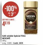 café soluble Nescafé