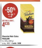 chocolat noir Poulain