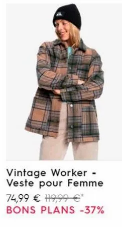 vintage worker - veste pour femme 74,99 € 119,99 €* bons plans -37% 