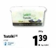 produit fal  tzatziki (2)  1120  salettes tzatziki  200g  139 