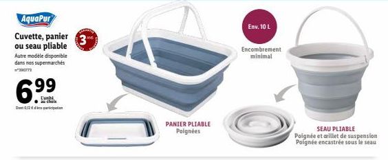 panier pliable 