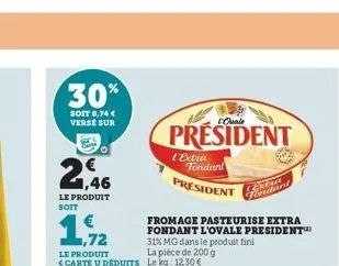 fondant président