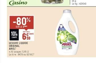 lessive liquide Ariel