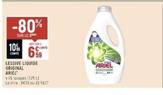 lessive liquide Ariel