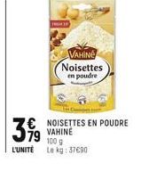 noisettes Vahiné