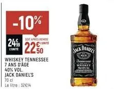 soldes jack daniel's