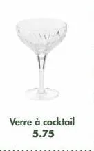 verre à cocktail 