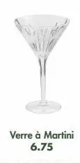 verre à martini 6.75 