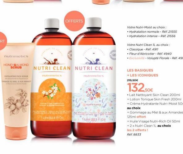 RT  nutrimetics  HONEY&ALMOND SCRUB  EXFOLIATING FACE SOUR  AURA  nutrimetics  APRIL  Partnir an Tige  OFFERTS  NUTRI CLEAN NUTRI CLEAN  THUR FINGE  1 Litre (338 Ft Oz)  nutrimetics  OPIS RARAS  96  (