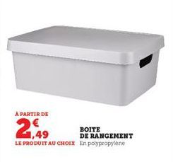 Boîte de rangement 