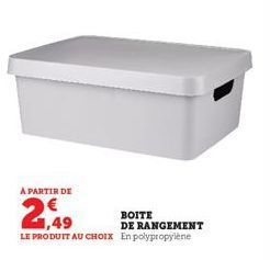 Boîte de rangement 