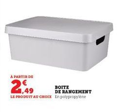 Boîte de rangement 