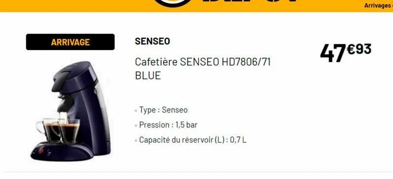 cafetière senseo