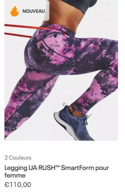 nouveau  2 couleurs  legging ua rush™ smartform pour femme  €110,00 