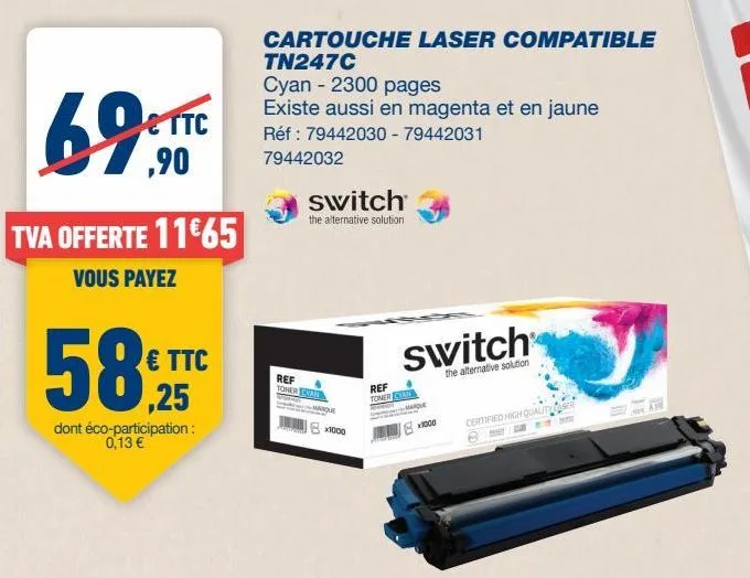 cartouches laser