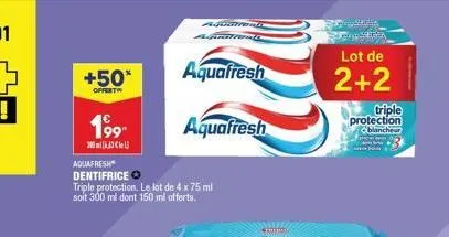 dentifrice aquafresh