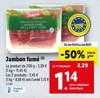 jambon fumé 