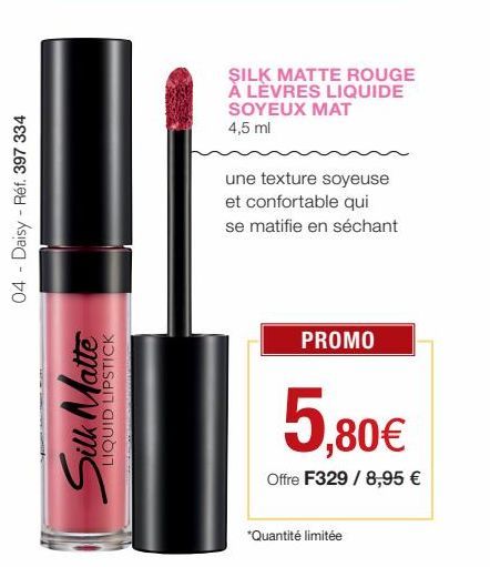 rouge à lèvres Promo